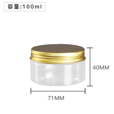 Pote de plástico cosmético personalizável em 10ml 15ml 30ml 60ml 80ml 100ml 120ml 150ml de capacidade para personalização