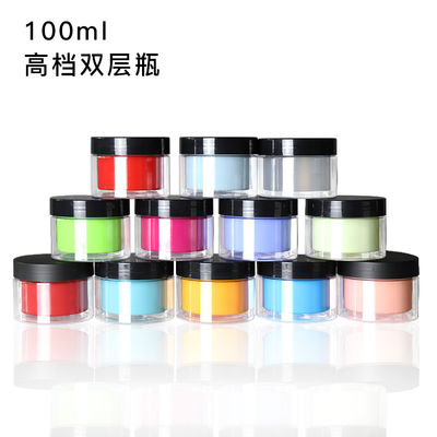 Pote de plástico cosmético personalizável em 10ml 15ml 30ml 60ml 80ml 100ml 120ml 150ml de capacidade para personalização