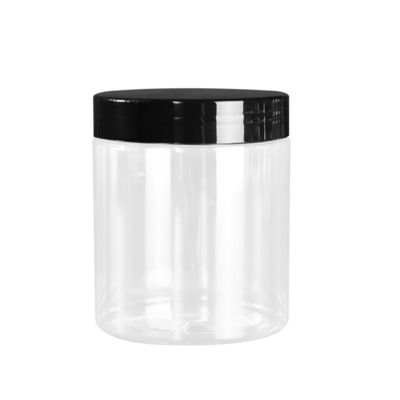 Frasco cosmético de plástico transparente Capacidade 10ml 15ml 30ml 60ml 80ml 100ml 120ml 150ml Leve