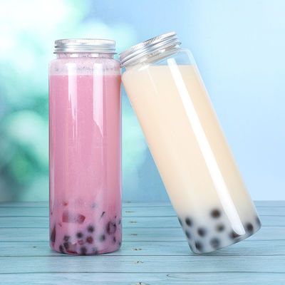 Jarras de Bubble Tea à Prova de Vazamento Transparentes Duráveis Capacidade 120ml 250ml 350ml 500ml 1000ml Bebidas