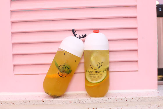 Alça Isolante Armazenamento Conveniente de Bebidas Garrafas Transparentes de Chá com Leite