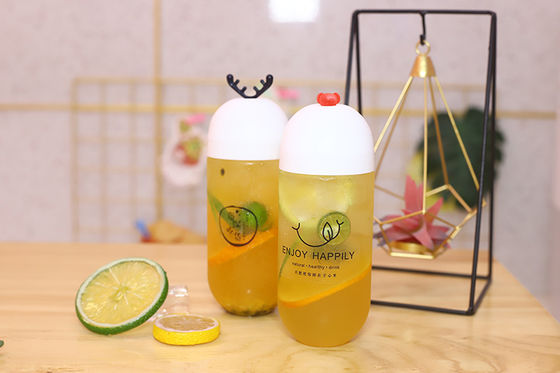 Alça Isolante Armazenamento Conveniente de Bebidas Garrafas Transparentes de Chá com Leite