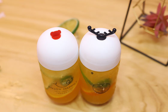 Alça Isolante Armazenamento Conveniente de Bebidas Garrafas Transparentes de Chá com Leite