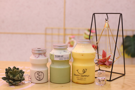 Insulated Milk Tea Bottles in Medium Size for Square Round Market