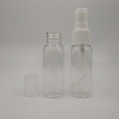 Frasco PET de plástico transparente de 25,7g de capacidade para uso versátil em diversas indústrias