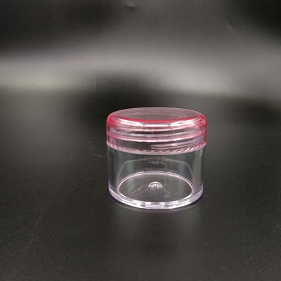 Frasco cosmético de plástico transparente personalizado com desempenho de superfície lisa