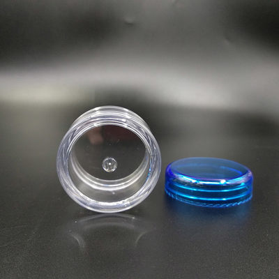 Frasco cosmético de plástico transparente personalizado com desempenho de superfície lisa