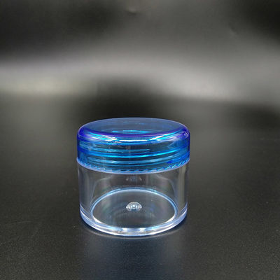 Frasco cosmético de plástico transparente personalizado com desempenho de superfície lisa