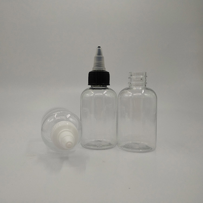 Garrafas de plástico personalizadas de parafuso reutilizáveis convenientes para armazenamento de poupança de espaço