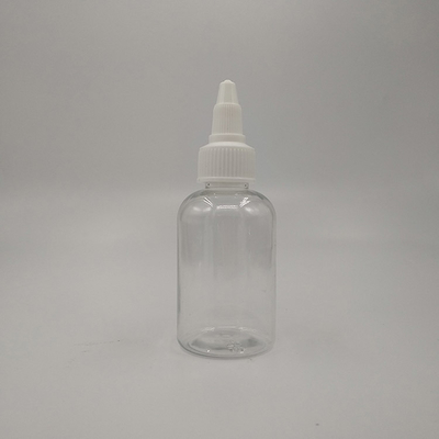 Garrafas de plástico personalizadas de parafuso reutilizáveis convenientes para armazenamento de poupança de espaço