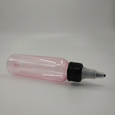 Garrafas de plástico personalizadas de parafuso reutilizáveis convenientes para armazenamento de poupança de espaço