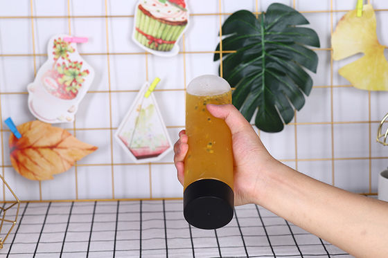 Jarros de chá de bolhas de plástico Capacidade 120 ml 250 ml 350 ml 500 ml 1000 ml Material plástico