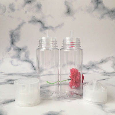 Screw Cap E Liquid Bottle with Transparent Black and Childproof Neck Type