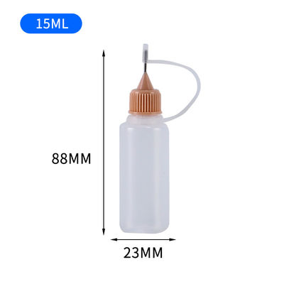 Frasco de E-líquido com Tampa de Rosca em Preto Transparente para Embalagem de E-líquido