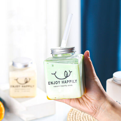 Medium Bubble Tea Jugs Can Be Customized Durable Plastic Containers Ideal for Beverage Shops Cafes and Restaurants