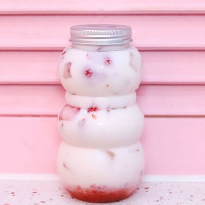 Jarras médias de Bubble Tea podem ser personalizadas, ideais para a preparação de Bubble Tea, oferecendo tamanho conveniente e materiais duráveis