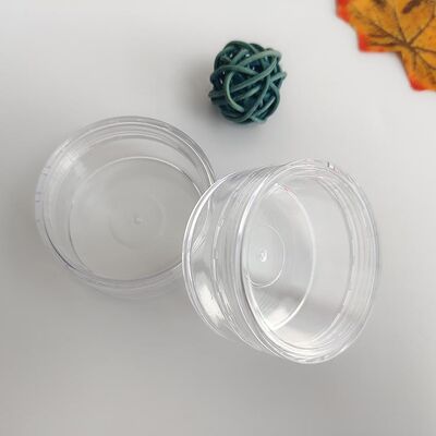 Containers Plastic Jars 100 Diameter Transparent Airtight Storage Containers Designed for Secure Product Preservation