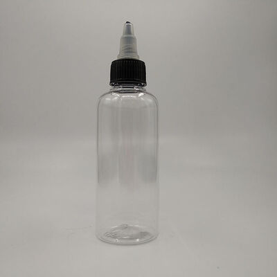 Frascos conta-gotas de vidro e plástico, transparentes e pretos, com logotipo personalizável, ideais para óleos essenciais, soros e soluções de embalagem de líquidos