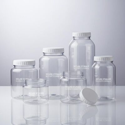 Containers de plástico sem BPA com parafuso ideal para armazenamento seguro soluções duradouras e de embalagem para uso industrial e comercial