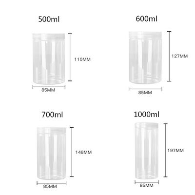 Personalização de plástico recipientes de plástico soluções de armazenamento resistentes a vazamentos ideal para embalagens de produtos líquidos e sólidos