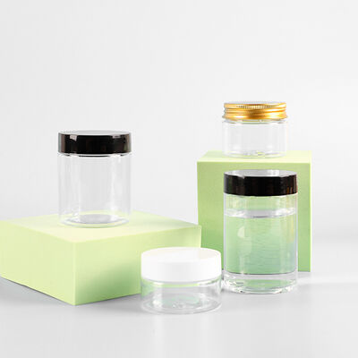 Contenedores de frascos de plástico, incluindo impressão personalizada, adequados para embalagens a granel de retalho e necessidades de marca de produtos
