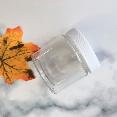 Jar Plastic Jar Containers 100 Diameter Featuring Logo Customization Adequado para suplementos alimentares e produtos cosméticos