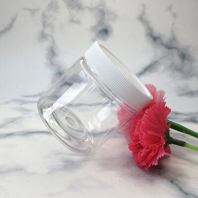 Jar Plastic Jar Containers 100 Diameter Featuring Logo Customization Adequado para suplementos alimentares e produtos cosméticos