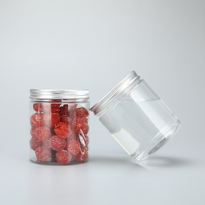 frasco plástico do ANIMAL DE ESTIMAÇÃO sextavado do recipiente de armazenamento do alimento da porca dos doces 300ml