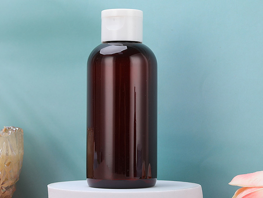 Garrafas de loção de plástico de colarinho de HDPE com manuseio de superfície de rotulagem e capacidade de garrafa de 250 ml