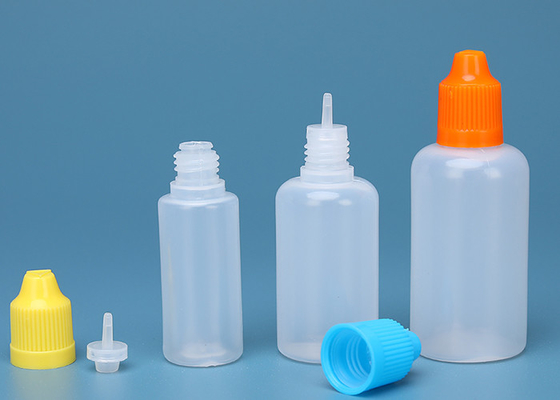 Garrafas líquidas sem perigo para as crianças do conta-gotas de olho da garrafa 30ml do tampão E da calcadeira