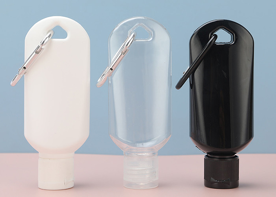 garrafas vazias do Sanitizer da mão do aperto 80ml com Flip Top Cap Leakproof