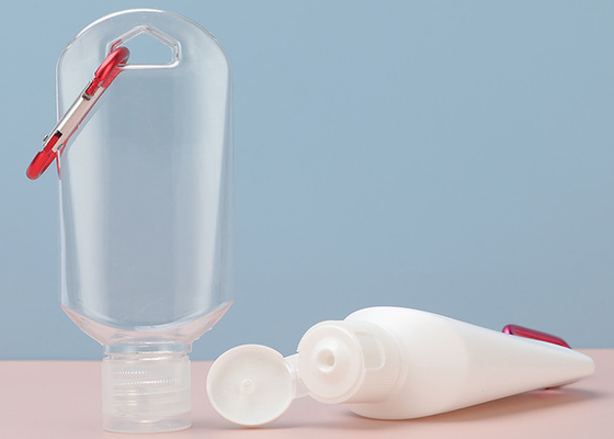 garrafas vazias do Sanitizer da mão do aperto 80ml com Flip Top Cap Leakproof