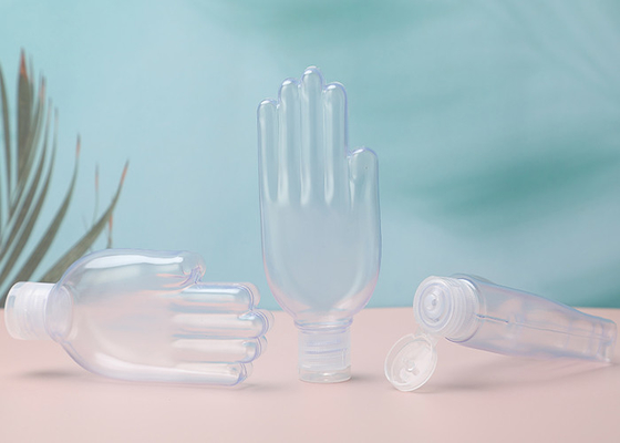 O Sanitizer plástico inodoro da mão engarrafa recipientes recarregávéis do curso 50ml