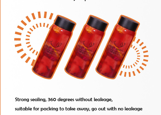 ODM OBM do OEM de Juice Milk Tea Bottles do círculo de 500ml 550ml 600ml