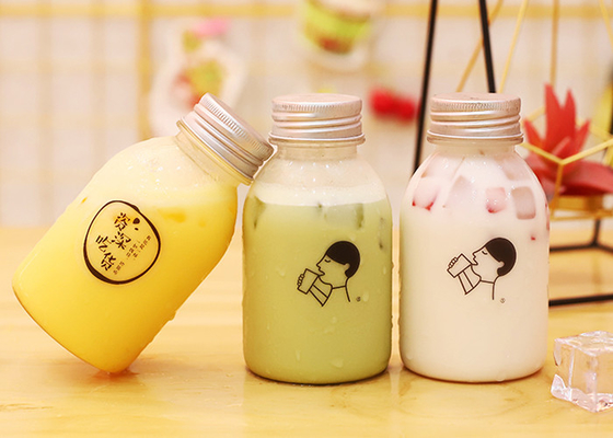 11oz Juice Bottles For Juice Packaging reciclável plástico frio - pressionou