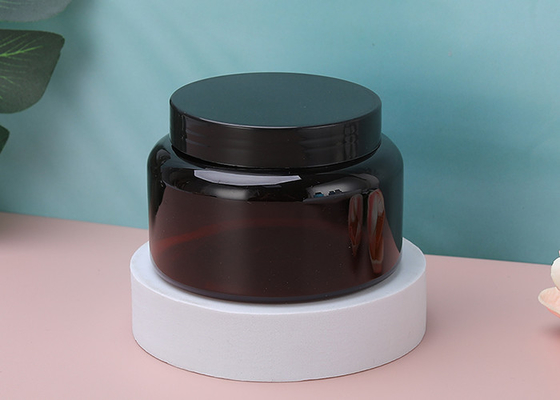 A parte superior plástica do parafuso do tampão de alumínio do pó engarrafa os frascos 180ml cosméticos
