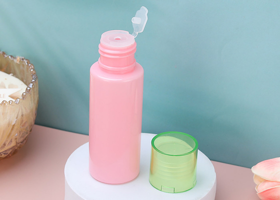 Essência 21mm da pele garrafas cosméticas de 1 ANIMAL DE ESTIMAÇÃO plástico da onça com Flip Top