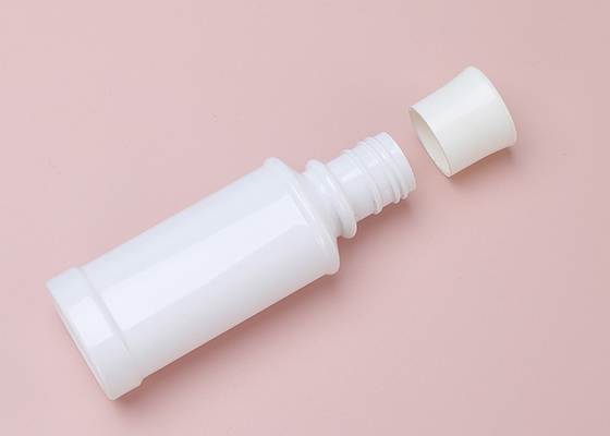 Garrafa recarregável plástica cosmética do colutório 80ml com tampão de parafuso