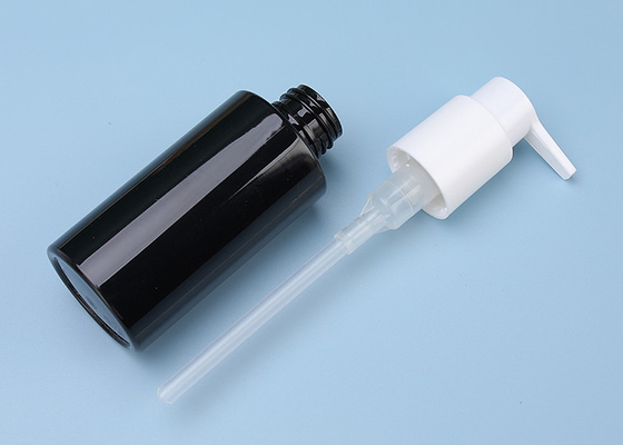A loção plástica de PETG engarrafa a garrafa BPA do ANIMAL DE ESTIMAÇÃO do preto 100ml SEM CHUMBO