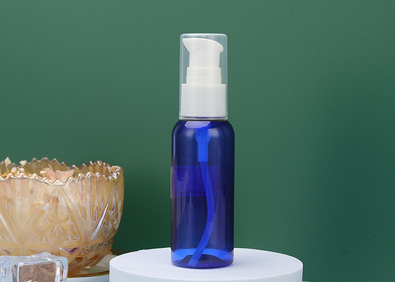 A bomba plástica azul do ANIMAL DE ESTIMAÇÃO da loção do GV engarrafa 60ml BPA livre