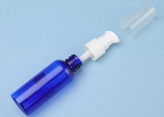 A bomba plástica azul do ANIMAL DE ESTIMAÇÃO da loção do GV engarrafa 60ml BPA livre