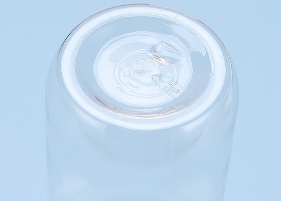 OD transparente 22mm Flip Cap Plastic Lotion Bottles 280ml 300ml