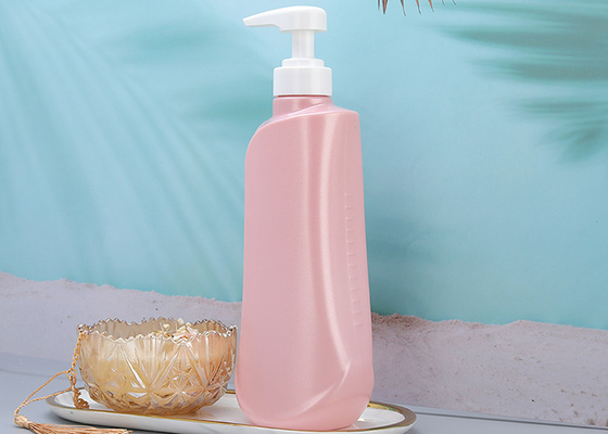 A bomba cor-de-rosa Pearlescent do ANIMAL DE ESTIMAÇÃO engarrafa garrafas de lavagem plásticas do corpo 750ml