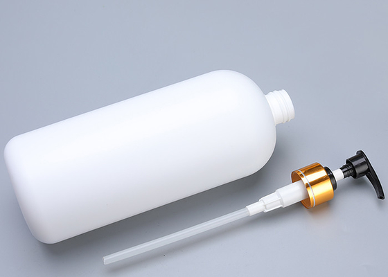 Produto comestível branco da garrafa da bomba da loção do HDPE material puro de 100%