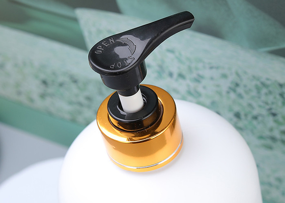 Produto comestível branco da garrafa da bomba da loção do HDPE material puro de 100%