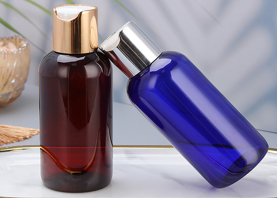 Garrafa plástica do círculo da onça Boston do ANIMAL DE ESTIMAÇÃO 16 de 120ML Matte Black Lotion Bottles