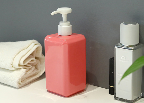 400ml garrafa cosmética do quadrado PETG com os bens recicláveis da bomba