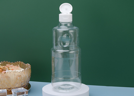 A parte superior plástica do parafuso do espaço livre de ISO9001 350ml HAPE engarrafa BPA livre