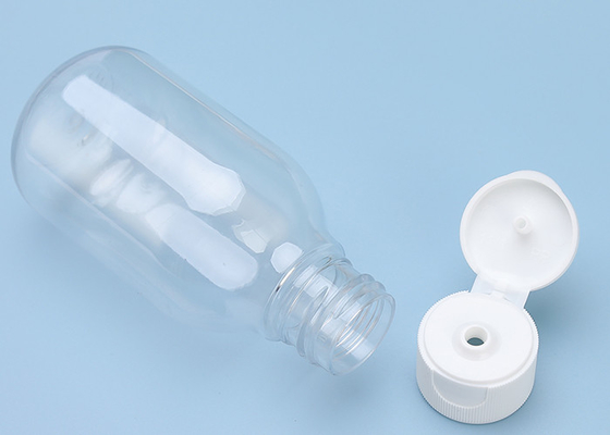 Garrafas de plástico de 100 ml personalizadas com tipo de vedação