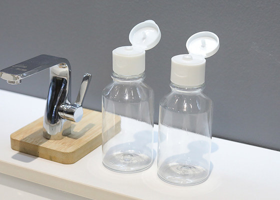 Garrafas de plástico de 100 ml personalizadas com tipo de vedação